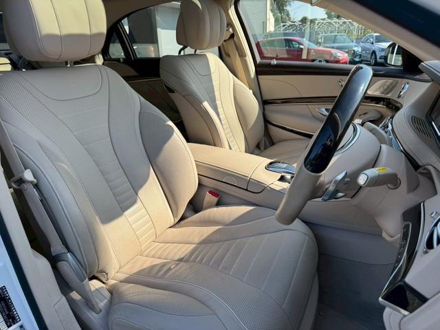 Ｓクラス Ｓ３００ｈロング　ＡＭＧライン　パノラマスライディングルーフ　ベージュ革　レーダーセーフティＰＫＧ　ＨＵＤ　Ｂｕｒｍｅｓｔｅｒサウンド　ＬＥＤヘッドライト　シートヒーター　ベンチレーション　地デジ　３６０°Ｃ　禁煙（21枚目）