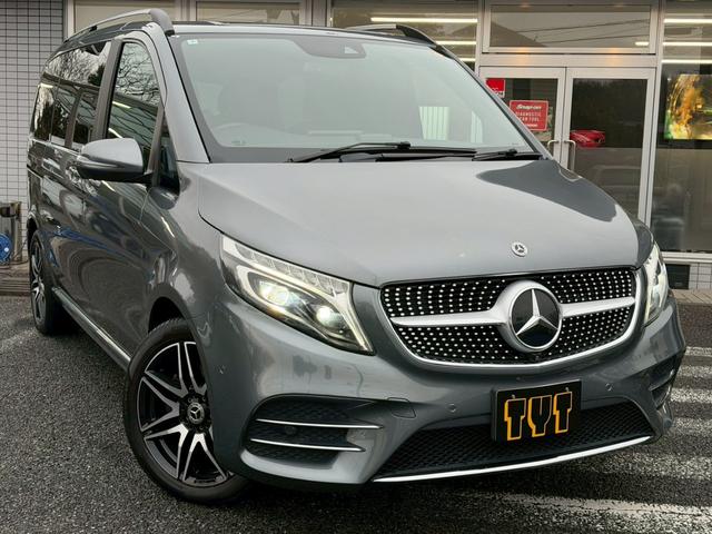 Ｖクラス Ｖ２２０ｄ　アバンギャルド　ＡＭＧライン　後期モデル　１０．２５インチナビ　９速ＡＴ　レーダーセーフティーＰＫＧ　ブラックレザー　ＬＥＤ　パワーテールゲート　パワーシート　シートヒーター　ナビ　地デジ　３６０°カメラ　ＡＭＧ１９ＡＷ　禁煙（6枚目）