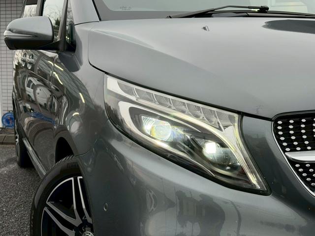 Ｖクラス Ｖ２２０ｄ　アバンギャルド　ＡＭＧライン　後期モデル　１０．２５インチナビ　９速ＡＴ　レーダーセーフティーＰＫＧ　ブラックレザー　ＬＥＤ　パワーテールゲート　パワーシート　シートヒーター　ナビ　地デジ　３６０°カメラ　ＡＭＧ１９ＡＷ　禁煙（8枚目）