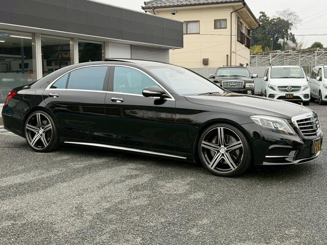 Ｓクラス Ｓ５５０ロング　ＡＭＧスポーツＰＫＧ　ＷＡＬＤ２１インチＡＷ　ローダウン　マフラー　パノラマＳＲ　ブラックレザー　ＲＳＰ　Ｂｕｒｍｅｓｔｅｒ　ＬＥＤ　シートヒーター　ベンチレーション　ナビ　地デジ　禁煙（44枚目）