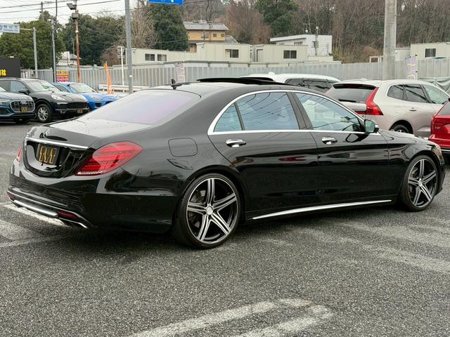 Ｓクラス Ｓ５５０ロング　ＡＭＧスポーツＰＫＧ　ＷＡＬＤ２１インチＡＷ　ローダウン　マフラー　パノラマＳＲ　ブラックレザー　ＲＳＰ　Ｂｕｒｍｅｓｔｅｒ　ＬＥＤ　シートヒーター　ベンチレーション　ナビ　地デジ　禁煙（47枚目）