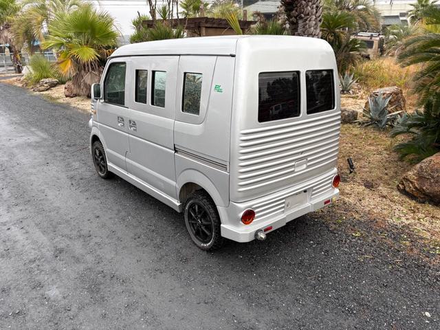 エブリイ PA AC PS 5MT フレンチバスキット 外足回りリフトアップ MTタイヤ 外ホイール 外シートカバー 外フロアマット 外ハンドル ダッシュ板トリム塗装 オーディオディスプレー ETC バックカメラ(18枚目)