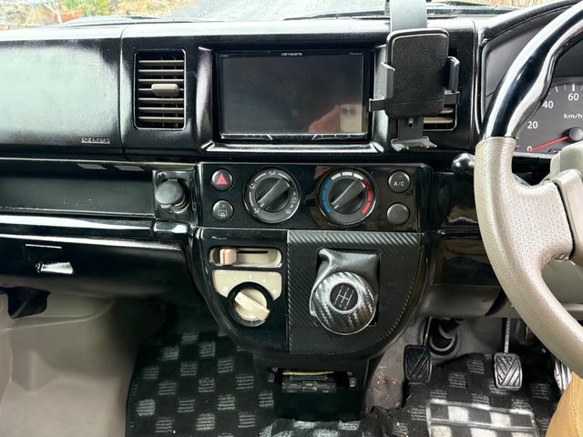 エブリイ PA AC PS 5MT フレンチバスキット 外足回りリフトアップ MTタイヤ 外ホイール 外シートカバー 外フロアマット 外ハンドル ダッシュ板トリム塗装 オーディオディスプレー ETC バックカメラ(37枚目)