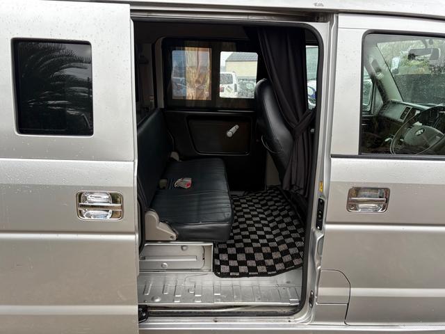 エブリイ PA AC PS 5MT フレンチバスキット 外足回りリフトアップ MTタイヤ 外ホイール 外シートカバー 外フロアマット 外ハンドル ダッシュ板トリム塗装 オーディオディスプレー ETC バックカメラ(45枚目)