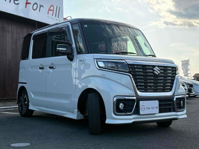 スペーシアカスタム ハイブリッドXS ドライブレコーダー ETC 両側電動スライドドア ナビ TV クリアランスソナー レーンアシスト 衝突被害軽減システム オートライト LEDヘッドランプ スマートキー アイドリングストップ(14枚目)