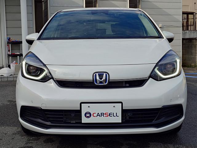 フィット e:HEVホーム 純正8型ナビTV バックカメラ ホンダセンシング 衝突軽減 レーダークルーズ レーンキープ ハーフレザーシート LEDヘッド オートハイビーム 前後コーナーセンサー スマートキー 前後ドラレコ 禁煙車(5枚目)