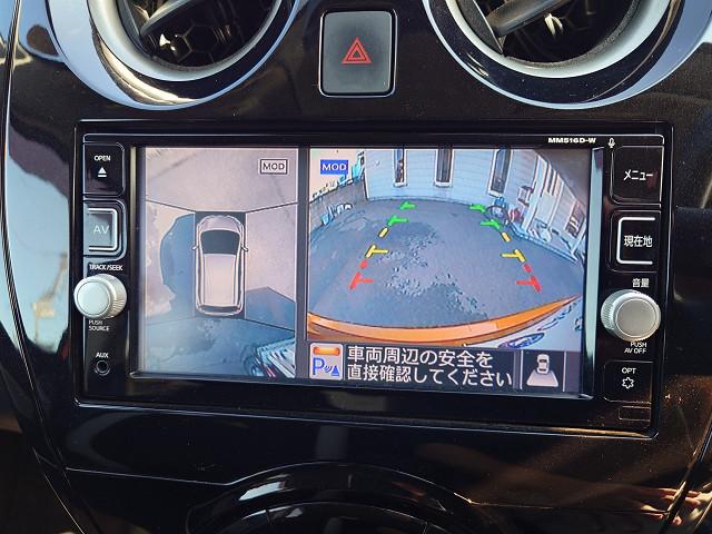 ノート e-パワー X 純正ナビTV 全方位カメラ エマージェンシーブレーキ 衝突軽減 踏み間違い防止 VDC LDW LEDヘッド 前後コーナーセンサー 純正エアロ スマートミラー インテリキー ETC 純正ドラレコ 禁煙(23枚目)