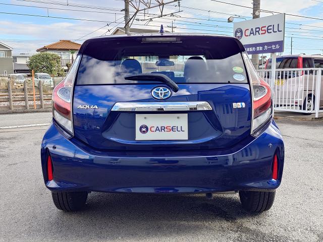 アクア Sスタイルブラック 社外ナビ バックカメラ セーフティセンス 衝突軽減 PCS LDA PKSB 前後クリアランスソナー オートハイビーム LEDヘッドライト スマートキー ビルトインETC ステアリングリモコン 禁煙車(6枚目)