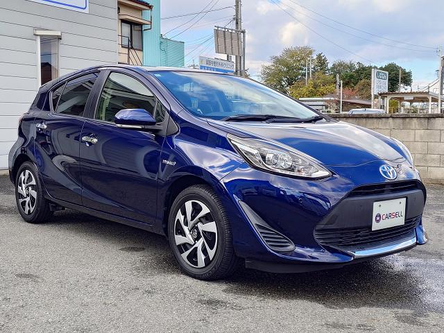 アクア Sスタイルブラック 社外ナビ バックカメラ セーフティセンス 衝突軽減 PCS LDA PKSB 前後クリアランスソナー オートハイビーム LEDヘッドライト スマートキー ビルトインETC ステアリングリモコン 禁煙車(9枚目)