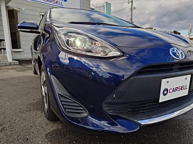 アクア Sスタイルブラック 社外ナビ バックカメラ セーフティセンス 衝突軽減 PCS LDA PKSB 前後クリアランスソナー オートハイビーム LEDヘッドライト スマートキー ビルトインETC ステアリングリモコン 禁煙車(13枚目)