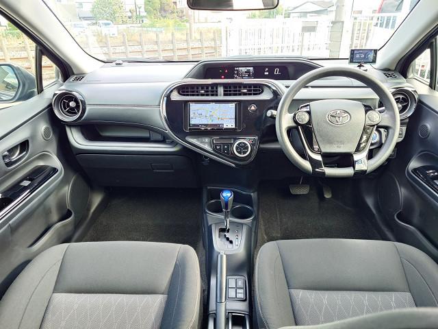 アクア Sスタイルブラック 社外ナビ バックカメラ セーフティセンス 衝突軽減 PCS LDA PKSB 前後クリアランスソナー オートハイビーム LEDヘッドライト スマートキー ビルトインETC ステアリングリモコン 禁煙車(19枚目)