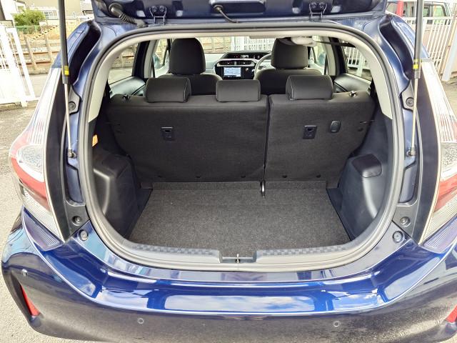 アクア Sスタイルブラック 社外ナビ バックカメラ セーフティセンス 衝突軽減 PCS LDA PKSB 前後クリアランスソナー オートハイビーム LEDヘッドライト スマートキー ビルトインETC ステアリングリモコン 禁煙車(20枚目)