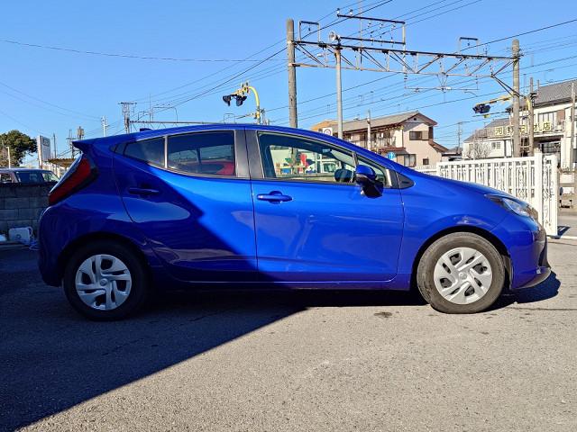 アクア X 純正ナビ バックカメラ セーフティセンス 衝突軽減 PCS LTA レーダークルーズ PKSB 前後クリアランスソナー LEDヘッド オートハイビーム スマートキー AC100V電源 ETC 禁煙車(7枚目)