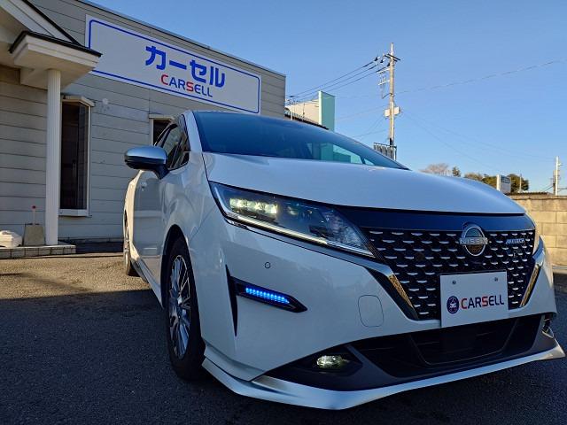 ノート オーテック　純正９型ナビＴＶ　全方位カメラ　プロパイロット　衝突軽減　レーンキープ　ＢＳＭ　踏み間違い防止　ＬＥＤヘッド／フォグ　レザーシート　ハンドル／シートヒーター　前後センサー　純正エアロ　ドラレコ　禁煙車（14枚目）