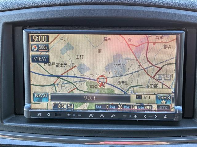 エルグランド ライダー　黒本革シート　マニュアルシート　黒革／社外ナビ／地デジ／バックカメラ／両側電動スライドドア／オットマン／ＨＩＤヘッドライト／純正１８インチＡＷ／スマートキー／電動格納ミラー／（51枚目）