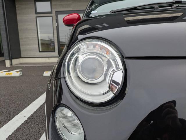 アバルト５９５ コンペティツィオーネ　社外ナビ／地デジ／半革シート／純正１７インチアルミホイール／ヘッドライトＨＩＤ／オートエアコン／キーレス／（18枚目）