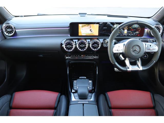 Aクラス A45 S 4マチック+ サンルーフ レザーシート シートヒーター 純正ナビTV 360°カメラ ETC2.0 ヘッドアップディスプレイ アダプティブクルーズ(2枚目)