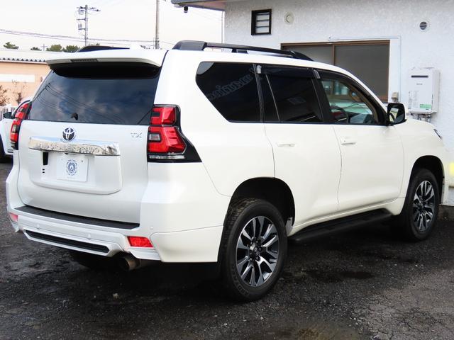 ランドクルーザープラド ＴＸ　Ｌパッケージ　ＴＲＤエアロ＆マフラー　オプション１９インチＡＷ＆ブラックルーフレール　９インチＴコネクトナビ　マルチテレインモニター　ムーンルーフ　ベージュ革　シートヒーター＆エアコン　リアフォグ　セーフティセンス（6枚目）