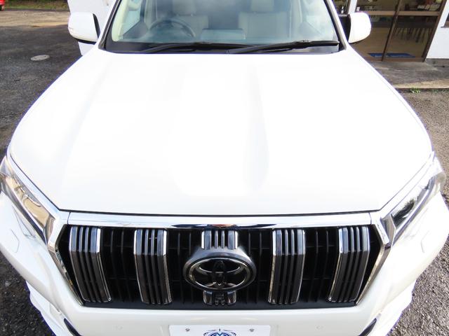 ランドクルーザープラド ＴＸ　Ｌパッケージ　ＴＲＤエアロ＆マフラー　オプション１９インチＡＷ＆ブラックルーフレール　９インチＴコネクトナビ　マルチテレインモニター　ムーンルーフ　ベージュ革　シートヒーター＆エアコン　リアフォグ　セーフティセンス（28枚目）