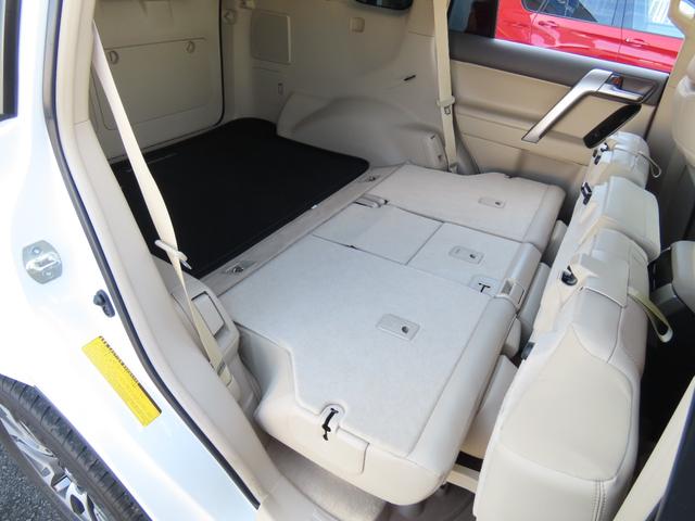 ランドクルーザープラド ＴＸ　Ｌパッケージ　ＴＲＤエアロ＆マフラー　オプション１９インチＡＷ＆ブラックルーフレール　９インチＴコネクトナビ　マルチテレインモニター　ムーンルーフ　ベージュ革　シートヒーター＆エアコン　リアフォグ　セーフティセンス（65枚目）