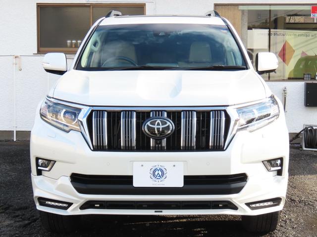 ランドクルーザープラド ＴＸ　Ｌパッケージ　ＴＲＤエアロ＆マフラー　オプション１９インチＡＷ＆ブラックルーフレール　９インチＴコネクトナビ　マルチテレインモニター　ムーンルーフ　ベージュ革　シートヒーター＆エアコン　リアフォグ　セーフティセンス（75枚目）