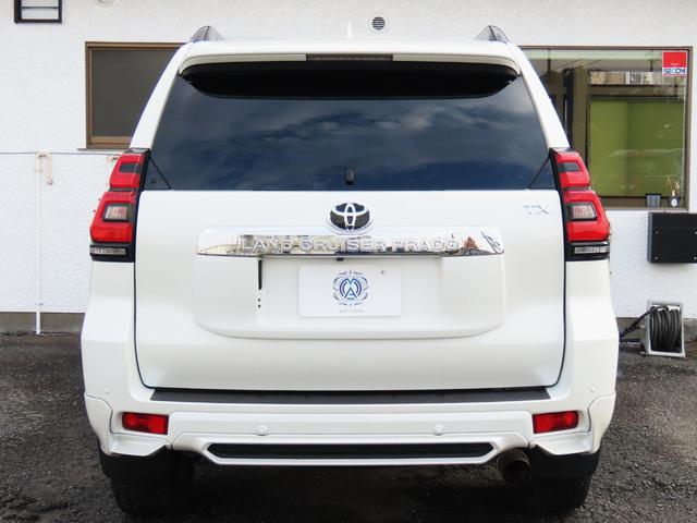 ランドクルーザープラド ＴＸ　Ｌパッケージ　ＴＲＤエアロ＆マフラー　オプション１９インチＡＷ＆ブラックルーフレール　９インチＴコネクトナビ　マルチテレインモニター　ムーンルーフ　ベージュ革　シートヒーター＆エアコン　リアフォグ　セーフティセンス（76枚目）