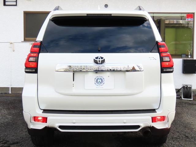 ランドクルーザープラド ＴＸ　Ｌパッケージ　ＴＲＤエアロ＆マフラー　オプション１９インチＡＷ＆ブラックルーフレール　９インチＴコネクトナビ　マルチテレインモニター　ムーンルーフ　ベージュ革　シートヒーター＆エアコン　リアフォグ　セーフティセンス（77枚目）