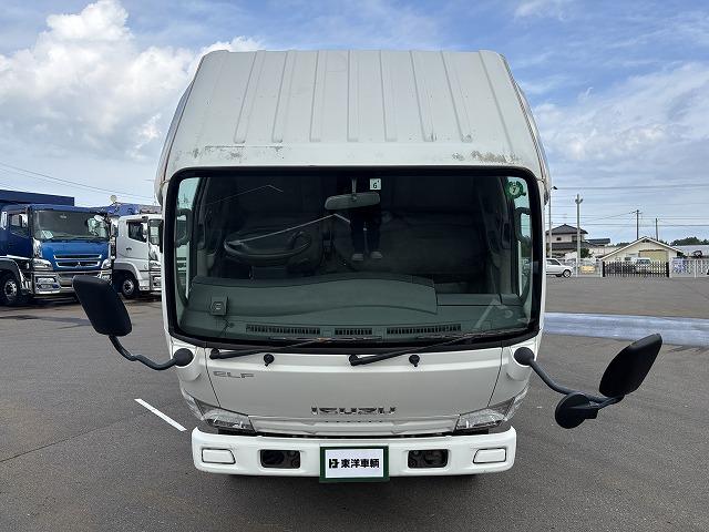 エルフトラック 　ＰＧクレーン付き平ボディ　上物タダノクレーン　３段ブーム　フックイン　２．３ｔ吊り　荷台寸法３７２ｘ１８０ｘ３７　荷台床鉄板＆板張り　積載２．４ｔ　極東製　跳上パワーゲート付　ＰＧリモコン付（52枚目）