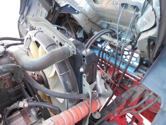 ファイター  ダンプ 上物新明和製 電動コボレーン付 荷台寸法339x206x30 総輪アルミホイール メッキ&ステンレスパーツ ベッド付 走行5.3万km 6速ミッション(46枚目)