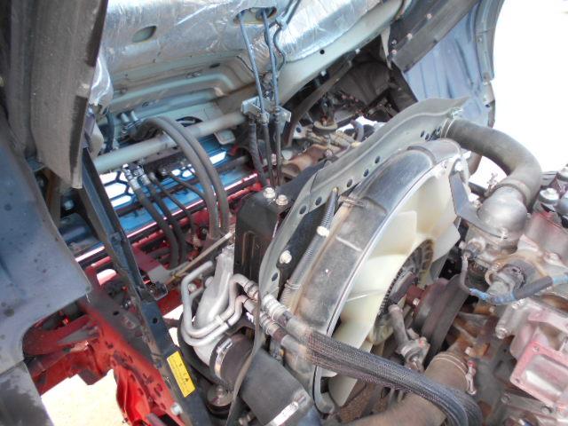 ファイター  ダンプ 上物新明和製 電動コボレーン付 荷台寸法339x206x30 総輪アルミホイール メッキ&ステンレスパーツ ベッド付 走行5.3万km 6速ミッション(48枚目)
