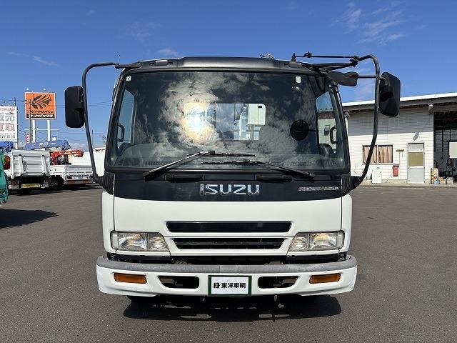 フォワード クレーン付ハイジャッキ 上物タダノ製 3段ブーム フックイン 2.9t吊り ロングジャッキ 荷台寸法491x224x19 荷台床板張り 積載1.95t 歩み掛け有 ロープ穴 走行5.2万km(6枚目)