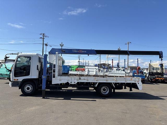 フォワード クレーン付ハイジャッキ 上物タダノ製 3段ブーム フックイン 2.9t吊り ロングジャッキ 荷台寸法491x224x19 荷台床板張り 積載1.95t 歩み掛け有 ロープ穴 走行5.2万km(30枚目)