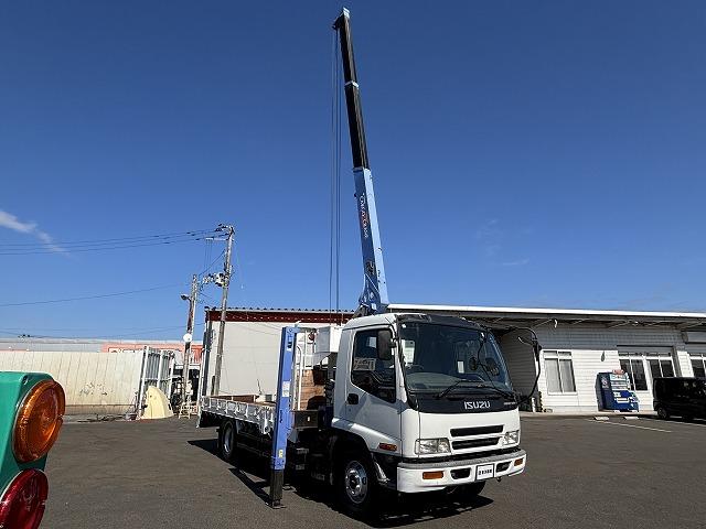 フォワード クレーン付ハイジャッキ 上物タダノ製 3段ブーム フックイン 2.9t吊り ロングジャッキ 荷台寸法491x224x19 荷台床板張り 積載1.95t 歩み掛け有 ロープ穴 走行5.2万km(33枚目)