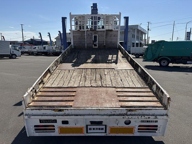 フォワード クレーン付ハイジャッキ 上物タダノ製 3段ブーム フックイン 2.9t吊り ロングジャッキ 荷台寸法491x224x19 荷台床板張り 積載1.95t 歩み掛け有 ロープ穴 走行5.2万km(45枚目)