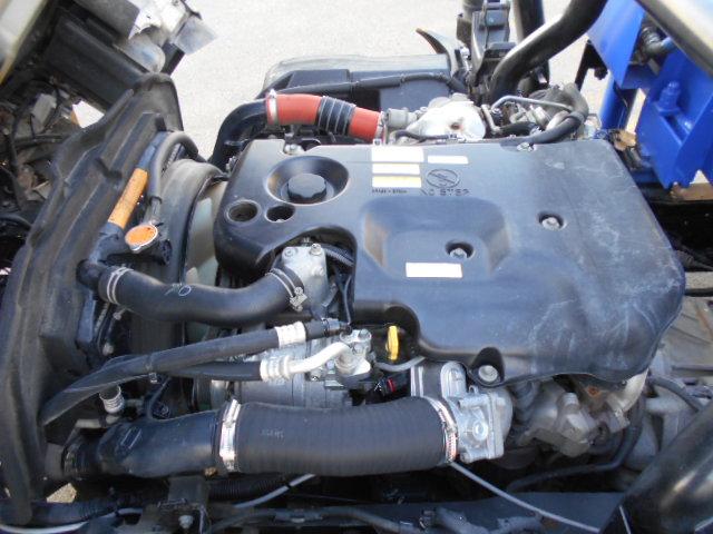 エルフトラック クレーン付き平ボディ 上物タダノ製 5段ブーム ラジコン(無線) フックイン 2.6t吊り リアジャッキ付 ワイドロングボディ 荷台寸法365x207x38 荷台床縞鉄板張り アルミブロック(54枚目)