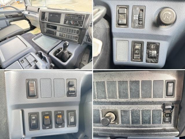 プロフィア ヒアブクレーン付スクラップ運搬車 上物ヒアブ製(166E3-CLX) 360度回転グラップル付 荷台寸820x239x133 鉄深箱 容量約26立米 積載10.3t 410馬力 2デフ 走行63万km(15枚目)