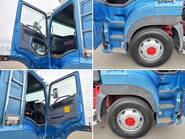 プロフィア ヒアブクレーン付スクラップ運搬車 上物ヒアブ製(166E3-CLX) 360度回転グラップル付 荷台寸820x239x133 鉄深箱 容量約26立米 積載10.3t 410馬力 2デフ 走行63万km(16枚目)