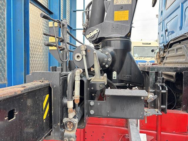 プロフィア ヒアブクレーン付スクラップ運搬車 上物ヒアブ製(166E3-CLX) 360度回転グラップル付 荷台寸820x239x133 鉄深箱 容量約26立米 積載10.3t 410馬力 2デフ 走行63万km(18枚目)