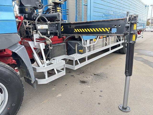 プロフィア ヒアブクレーン付スクラップ運搬車 上物ヒアブ製(166E3-CLX) 360度回転グラップル付 荷台寸820x239x133 鉄深箱 容量約26立米 積載10.3t 410馬力 2デフ 走行63万km(19枚目)