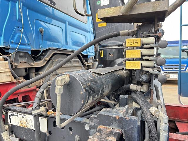 プロフィア ヒアブクレーン付スクラップ運搬車 上物ヒアブ製(166E3-CLX) 360度回転グラップル付 荷台寸820x239x133 鉄深箱 容量約26立米 積載10.3t 410馬力 2デフ 走行63万km(20枚目)