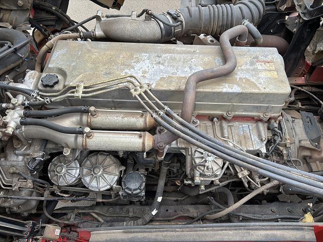 プロフィア ヒアブクレーン付スクラップ運搬車 上物ヒアブ製(166E3-CLX) 360度回転グラップル付 荷台寸820x239x133 鉄深箱 容量約26立米 積載10.3t 410馬力 2デフ 走行63万km(50枚目)