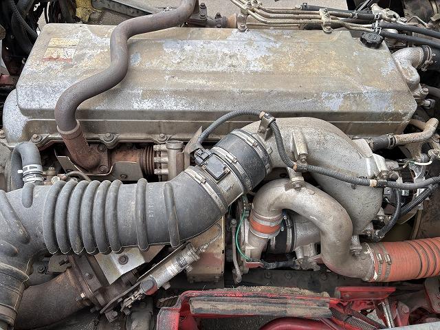 プロフィア ヒアブクレーン付スクラップ運搬車 上物ヒアブ製(166E3-CLX) 360度回転グラップル付 荷台寸820x239x133 鉄深箱 容量約26立米 積載10.3t 410馬力 2デフ 走行63万km(51枚目)