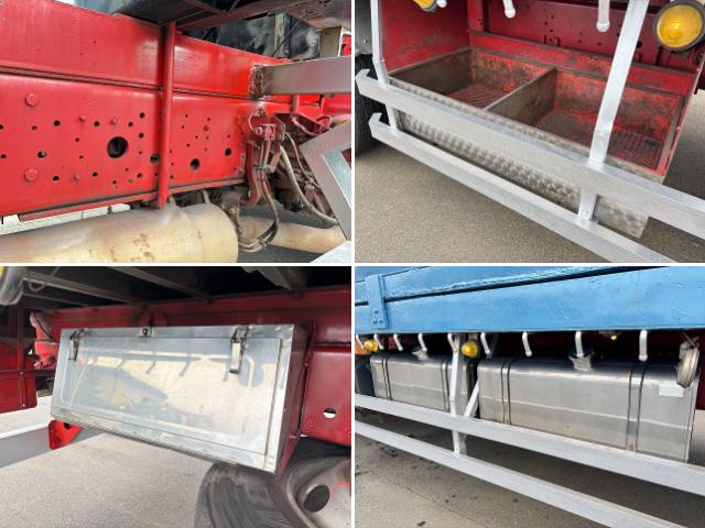 プロフィア ヒアブクレーン付スクラップ運搬車 上物ヒアブ製(166E3-CLX) 360度回転グラップル付 荷台寸820x239x133 鉄深箱 容量約26立米 積載10.3t 410馬力 2デフ 走行63万km(63枚目)