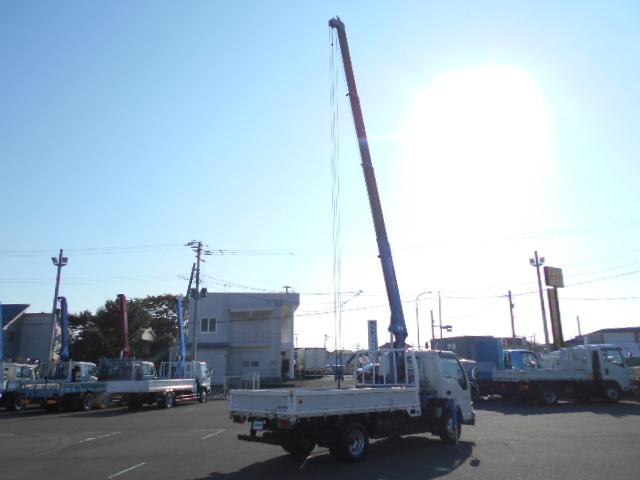 エルフトラック クレーン付き平ボディ 上物タダノ製 4段ブーム ラジコン(無線) フックイン 2.6t吊り ワイドロングボディ 荷台寸法362x193x38 荷台床木張り アオリ開閉サポート 走行6.6万km(24枚目)