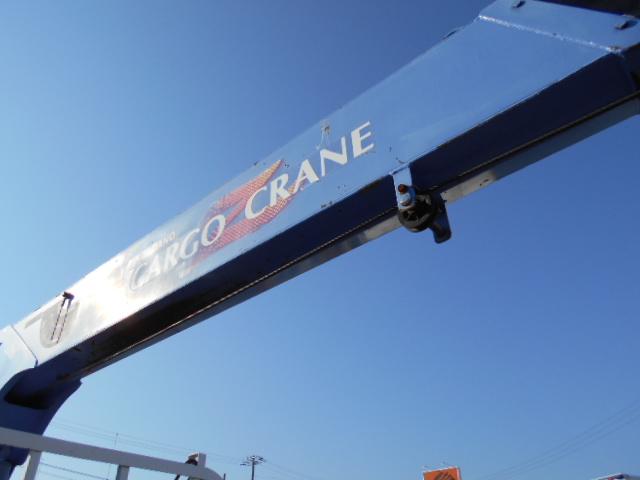 エルフトラック クレーン付き平ボディ 上物タダノ製 4段ブーム ラジコン(無線) フックイン 2.6t吊り ワイドロングボディ 荷台寸法362x193x38 荷台床木張り アオリ開閉サポート 走行6.6万km(26枚目)