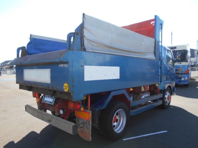 ファイター ダンプ 上物新明和製 増トン車 積載:7.2t 荷台寸法:340×215×64 電動コボレーン付 ベッド付 走行:21.1万km 6速ミッション(5枚目)