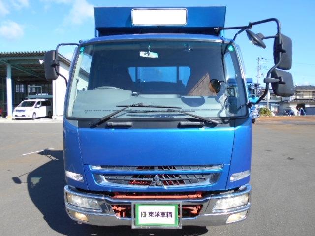 ファイター ダンプ 上物新明和製 増トン車 積載:7.2t 荷台寸法:340×215×64 電動コボレーン付 ベッド付 走行:21.1万km 6速ミッション(6枚目)