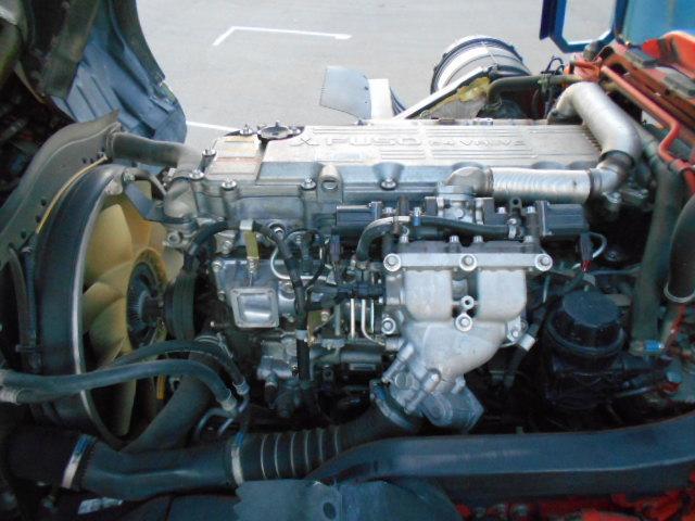 ファイター ダンプ 上物新明和製 増トン車 積載:7.2t 荷台寸法:340×215×64 電動コボレーン付 ベッド付 走行:21.1万km 6速ミッション(46枚目)