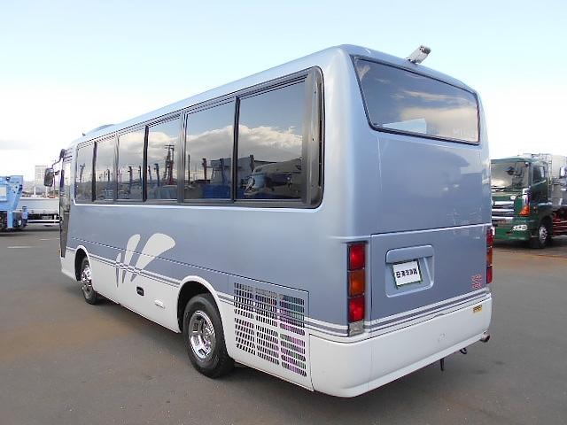 リエッセ マイクロバス 29人乗り スーパーツーリング モケットシート リクライニング機能 自動スライドドア ニーリング機能 ボトルクーラー有 総輪エアサス バックモニター ATシフト リアエンジン(7枚目)