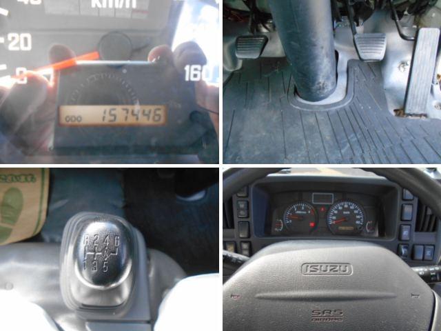 エルフトラック 塵芥車/巻込み式パッカー 上物極東製 容量4.4立米 連続スイッチ 汚水タンク 走行15.7万km 6速ミッション(16枚目)